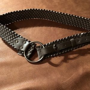 Braided Brown Accent Belt